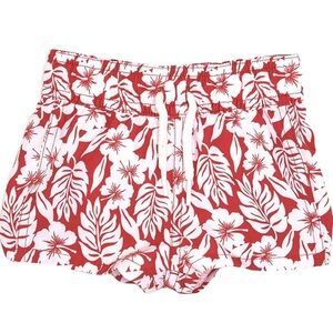Class Club Starting Out Boys Hibiscus Palm Print Swim Shorts